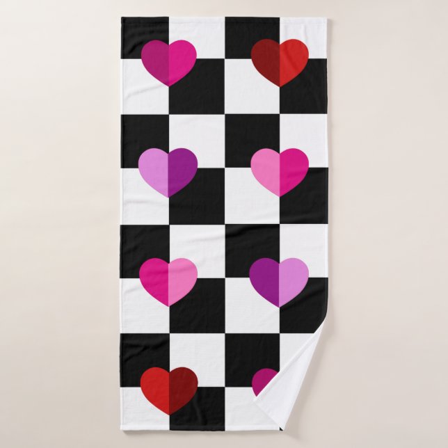 Toalha De Banho Hearts Bath Towel (Toalha de Banho)