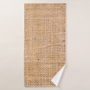 Toalha De Banho Hessian sackcloth burlap woven texture background,