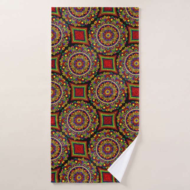 Toalha De Banho Huichol Bath Towel (Toalha de Banho)