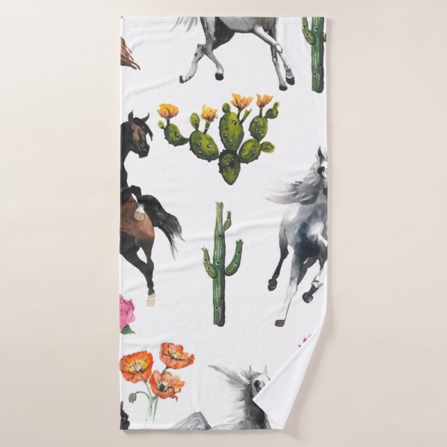 Toalha De Banho Ilustração desenhada à mão. Um padrão perfeito. Co (Toalha de Banho)