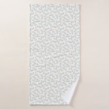 Impressão de Botânica de Algodão Chico Delicado