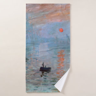 Toalha De Banho Impressão, Sunrise, Claude Monet, 1872