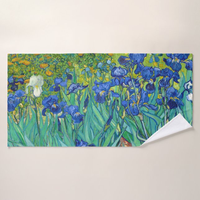 Toalha De Banho Irises, Vincent van Gogh (Toalha de Banho)