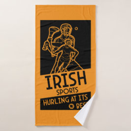 Toalha De Banho Irish Hurling Sport