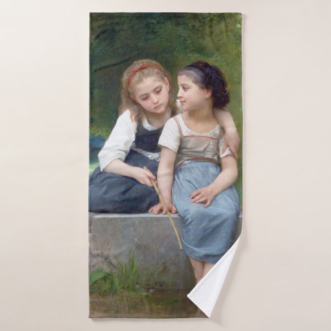 Toalha De Banho Irmãs, Bouguereau (Toalha de Banho)