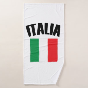 Toalha De Banho Italia Flag Itália