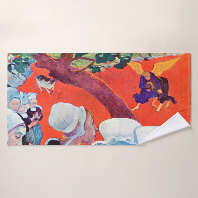 Toalha De Banho Jacob Luta com o Anjo, Gauguin (Toalha de Banho)