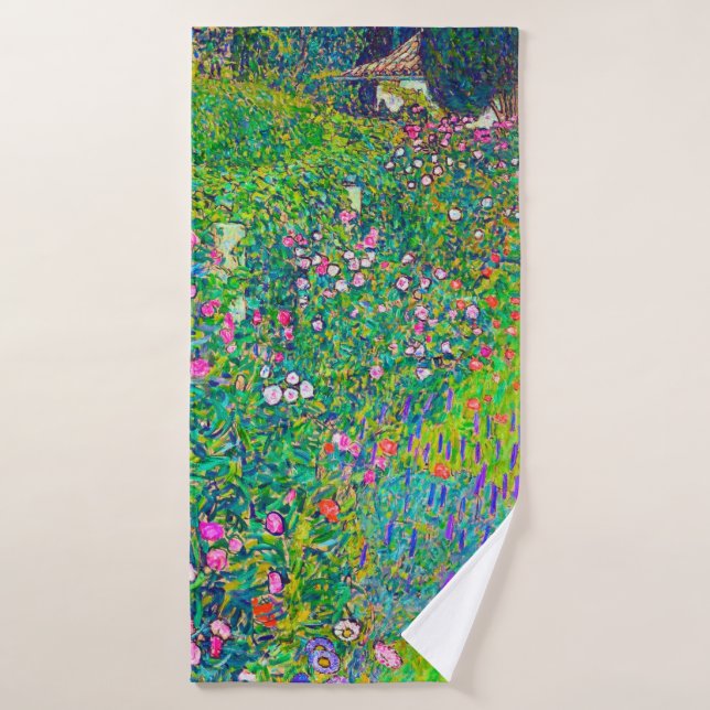 Toalha De Banho Jardim Italiano, Gustav Klimt (Toalha de Banho)