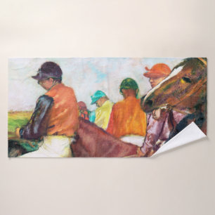 Toalha De Banho Jockey e Horse, Edgar Degas