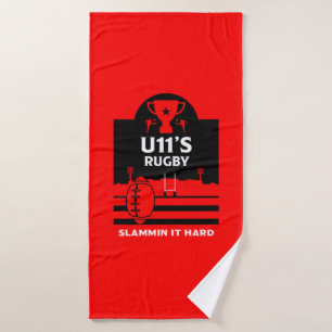 Toalha De Banho Jogadores de Rugby Junior do U11
