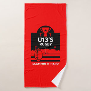 Toalha De Banho Jogadores Júnior de Rugby U13