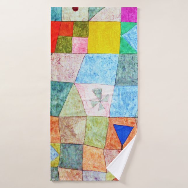 Toalha De Banho Jogo Amigável, Paul Klee (Toalha de Banho)