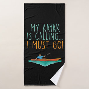 Toalha De Banho Kayaking Kayak Gift