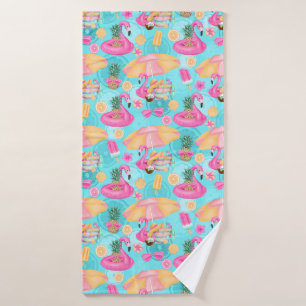 Toalha De Banho Kids Blue, Pink, Yellow Beach ou Bath Towel