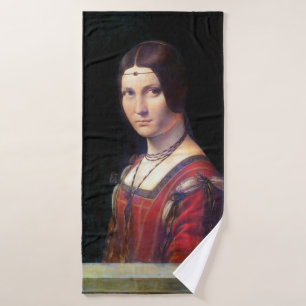 Toalha De Banho La Belle Ferronniere, Leonardo da Vinci