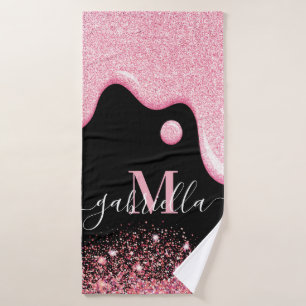 Toalha De Banho Lama rosa