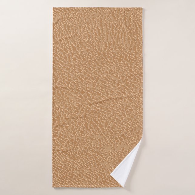 Toalha De Banho Leather texture background. Brown leather texture. (Toalha de Banho)