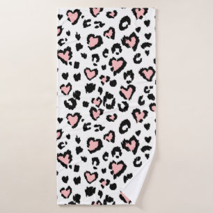 Toalha De Banho Leopard or jaguar seamless pattern, textured fashi