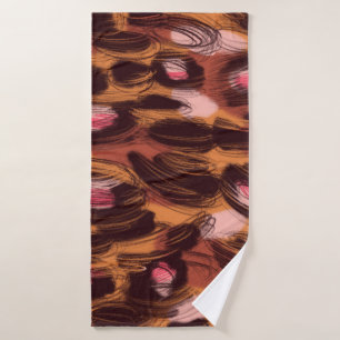 Toalha De Banho Leopard Spots African Animal Standard