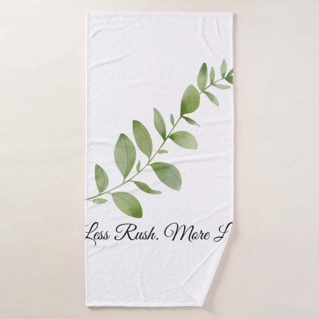 Toalha De Banho Less Rush More Life Beach Towel (Toalha de Banho)