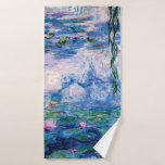 Toalha De Banho Lírios de água por Claude Monet<br><div class="desc">Visite por favor minha loja para um design mais interessante e uma mais escolha da cor. => zazzle.com/iwheels*</div>