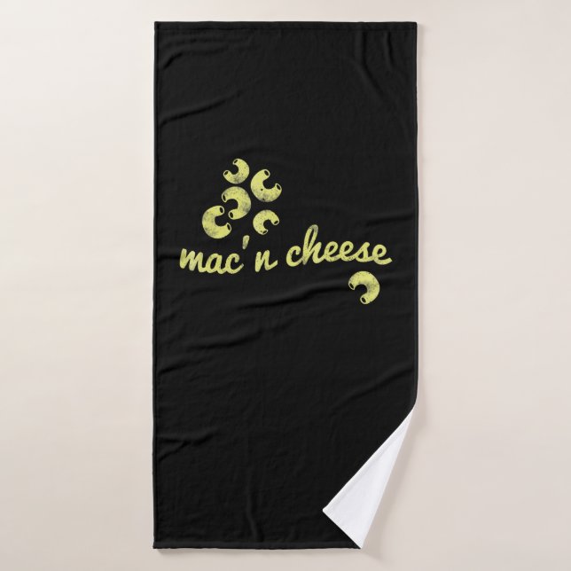 Toalha De Banho Mac n | presente de humor de chef divertido (Toalha de Banho)