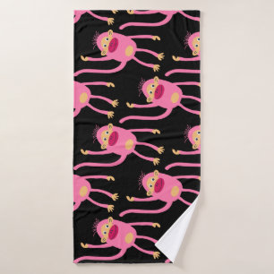 Toalha De Banho Macaco Pequeno e Bonito