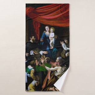 Toalha De Banho Madona do Rosário, Caravaggio
