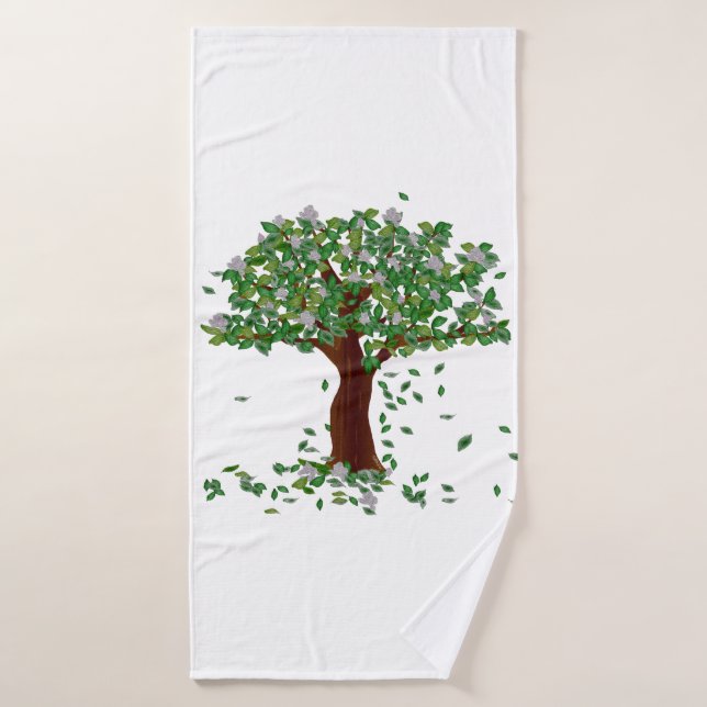 Toalha De Banho Magnolia Tree Bath Towel (Toalha de Banho)