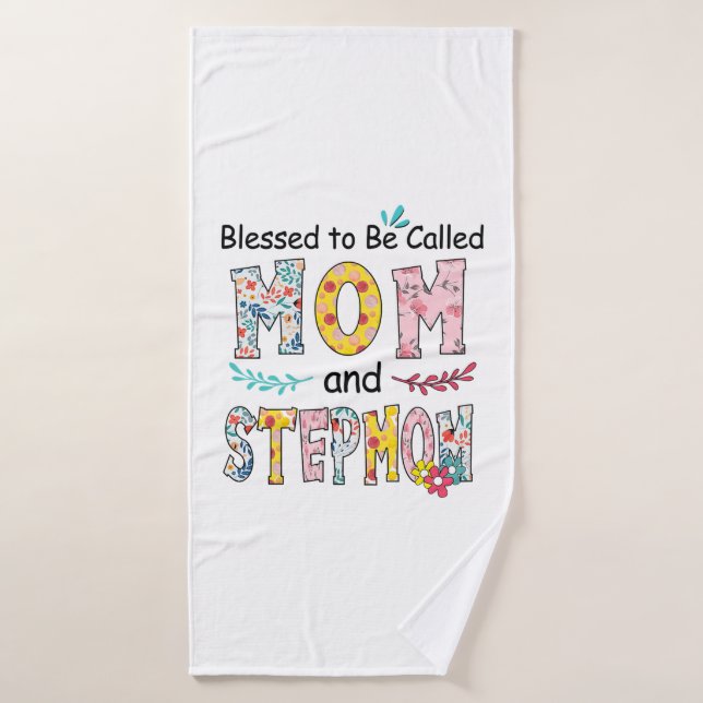 Toalha De Banho Mamãe E Stepmama Aniversário (Toalha de Banho)