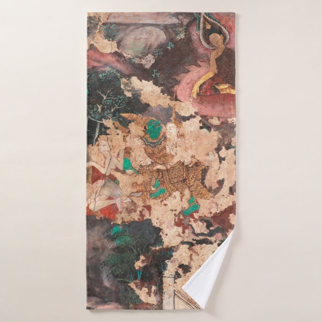 Toalha De Banho Masterpiece of traditional Thai style painting art (Toalha de Banho)