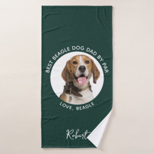 Toalha De Banho Melhor Pai de Cachorro de Todos os Tempos pela Fot