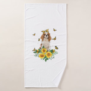 Toalha De Banho Meninas Mulheres Mãe Cavaleiro Rei Charles Spaniel