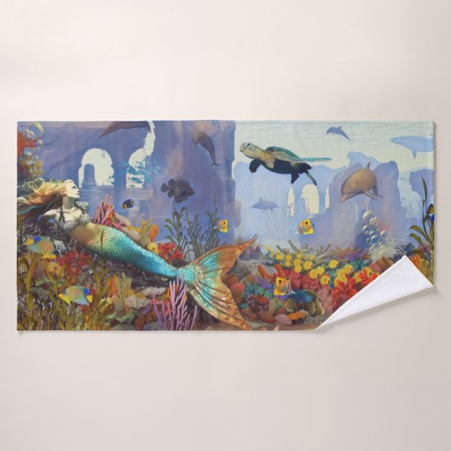 Toalha De Banho Mermaid Fantasy (Toalha de Banho)