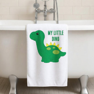 Toalha De Banho Meu Pequeno Dino Fofo