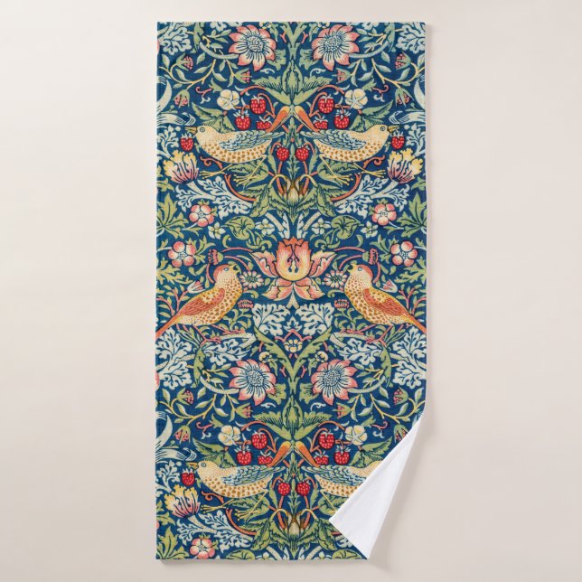 Toalha De Banho Morango - Ladrão, William Morris (Toalha de Banho)