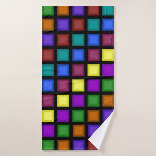 Toalha De Banho Mosaico Bath Towel (Toalha de Banho)