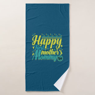 Toalha De Banho Mother Gift Happy First Mommy Day