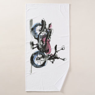 Toalha De Banho Motocicleta