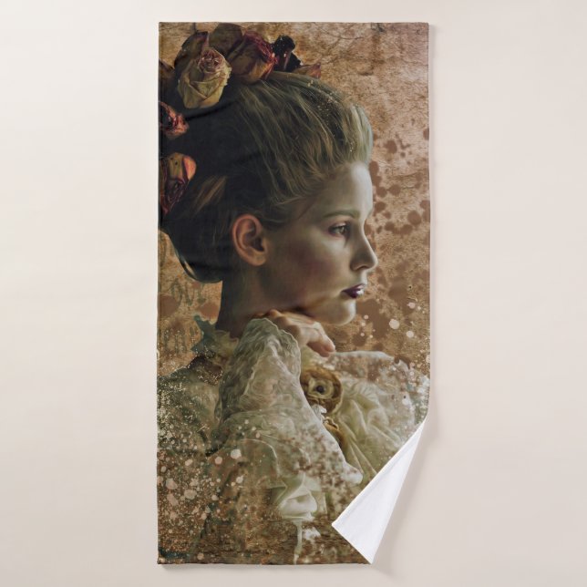 Toalha De Banho Mulher-fantasma do halloween (Toalha de Banho)