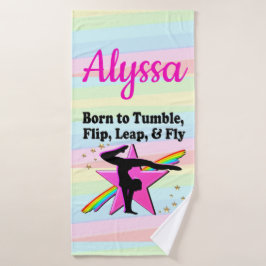 TOALHA DE BANHO NASCER A TUBO, SACUDIR, LEAP E VOO