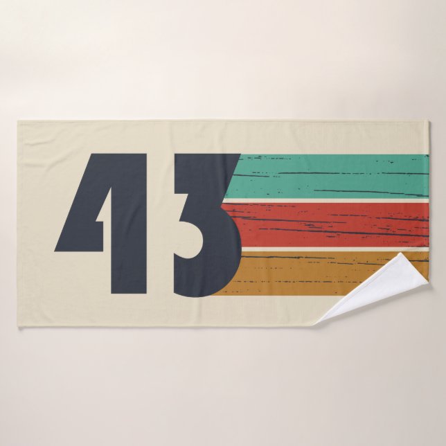 Toalha De Banho nascer de aniversário de 1943 (Toalha de Banho)