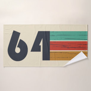 Toalha De Banho nascer em 1964 vintage 60º aniversário