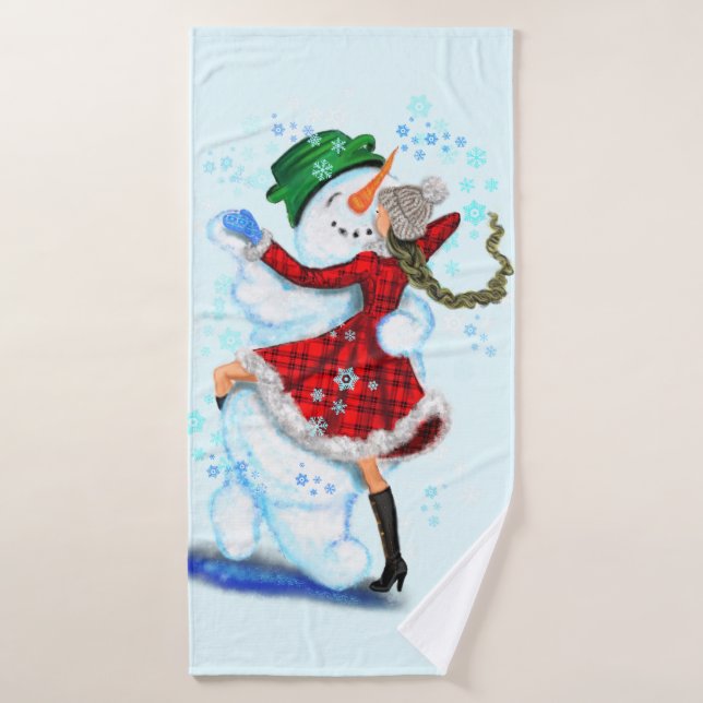 Toalha De Banho Natal Dancers Bath Towel (Toalha de Banho)