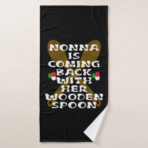 Toalha De Banho Nonna Está Voltando Com Sua Cola De Madeira