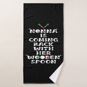 Toalha De Banho Nonna Está Voltando Com Sua Cola De Madeira