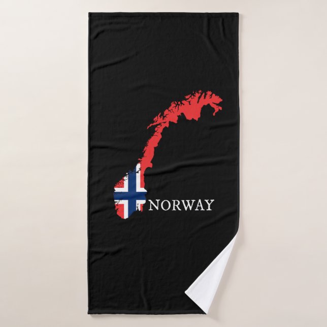 Toalha De Banho Noruega - Bandeira da Noruega (Toalha de Banho)