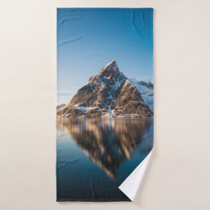 Toalha De Banho Noruega Lofoten Mountain