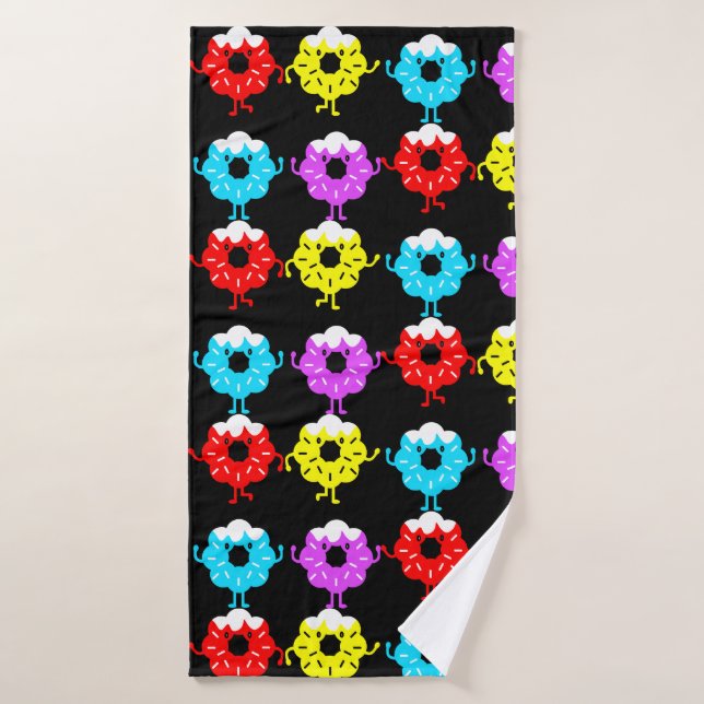 Toalha De Banho Nozes do Dia Nacional da Rosquinha (Toalha de Banho)