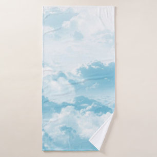 Toalha De Banho Nuvens imagens de vetor de desenho do céu